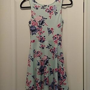 Flower tank dress